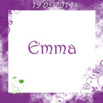 Geboortekaartje Emma