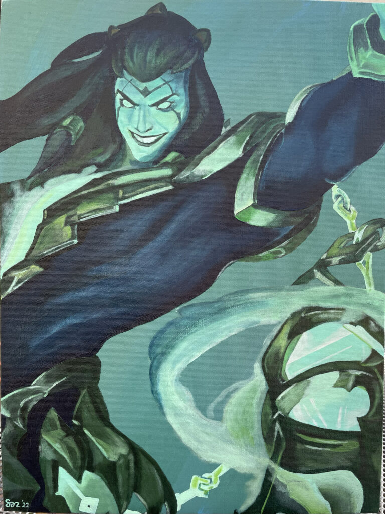 Thresh schilderij