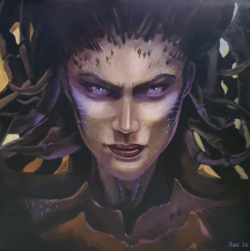 Sarah Kerrighan schilderij